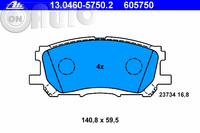 Set placute frana - frana disc 