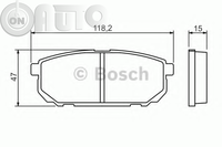 Set placute frana - frana disc 