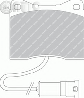 Set placute frana - frana disc 