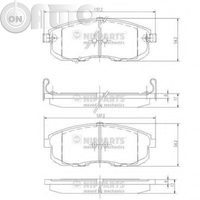 Set placute frana - frana disc 