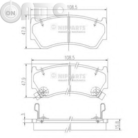 Set placute frana - frana disc 